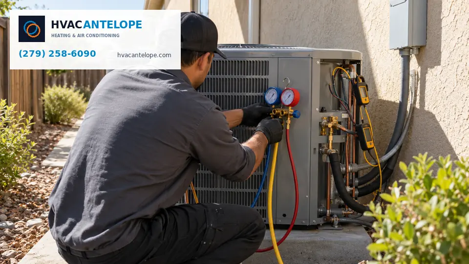 Air conditioning service for an Antelope California home