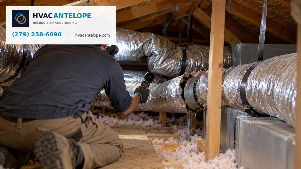 Residential ductwork service in Antelope California