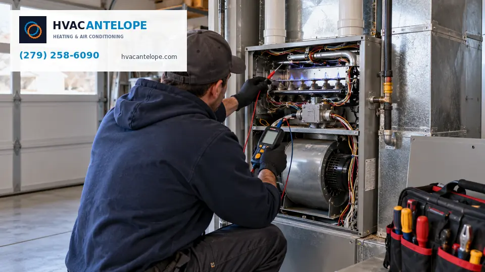 Heating and furnace service for an Antelope California home